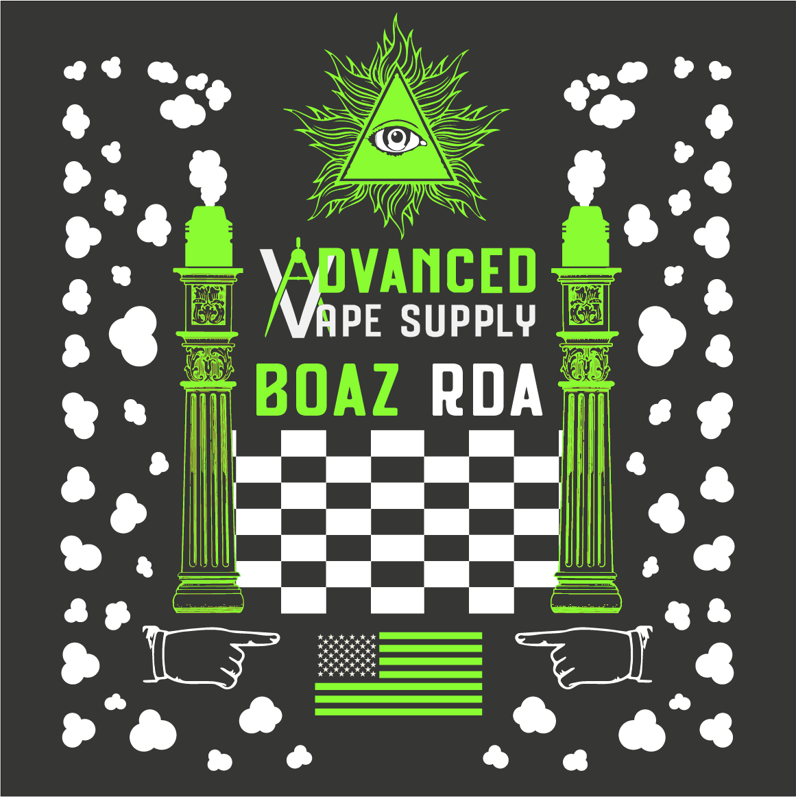 AVS Boaz RDA XL Handkerchief - Bandana